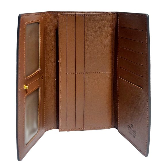 Garland by evgothicjewelry Women's Tartan Print Leather Long Card Holder Wallet - Picture 4 of 8